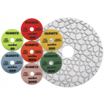 4" Weha Geo Pattern Quartz Wet Polishing Pads