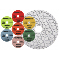 4" Weha Geo Pattern Quartz Wet Polishing Pads