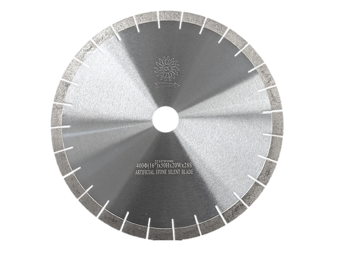 16" Premium Engineered Stone & Marble Bridge Saw Blade