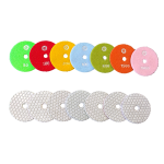 4" White Resin Dry Polishing Pads