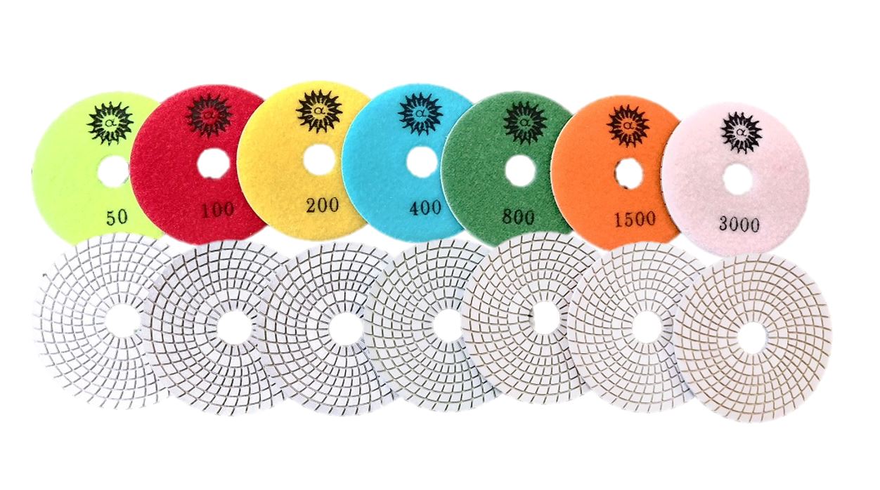 4" Wet Dekton Polishing Pads