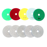 4" Wet & Dry Spiral Pattern Polishing Pads - CLEARANCE