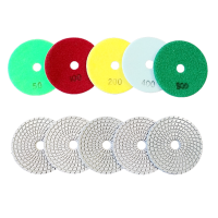 4" Wet & Dry Spiral Pattern Polishing Pads - CLEARANCE