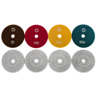 4" Wet & Dry Spiral Pattern Polishing Pads