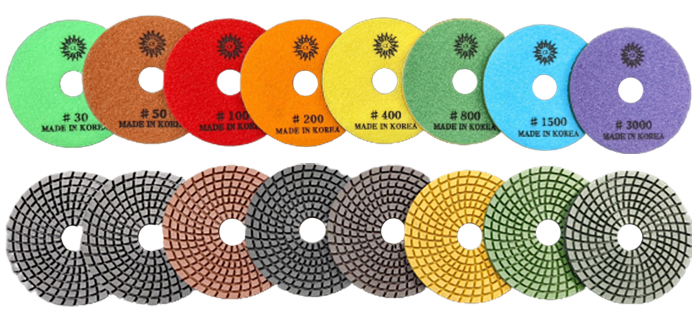 Premium Spiral Wet Polishing Pads