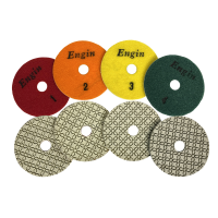 4" 4-Step Pro "White Engin" Wet Polishing Pads