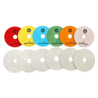 4" E6 Type Premium Wet Polishing Pads