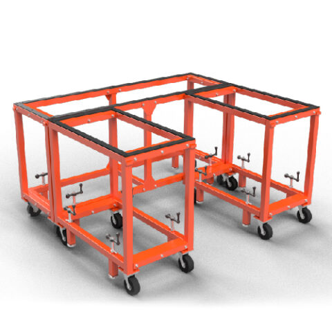 Abaco Working Table AWT7523C-W - White Rubber - Image 3