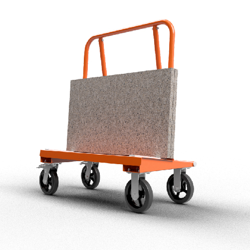 Abaco QLI Drywall Cart AQDC039-CS-M2 with Medium Stone Slab