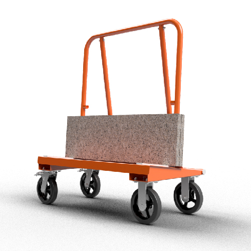 Abaco QLI Drywall Cart AQDC039-CS-M2 with Small Stone Slab