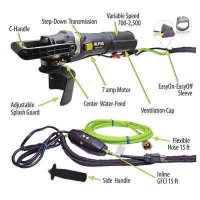 Alpha VSP-320 Variable Speed Polisher - Image 2