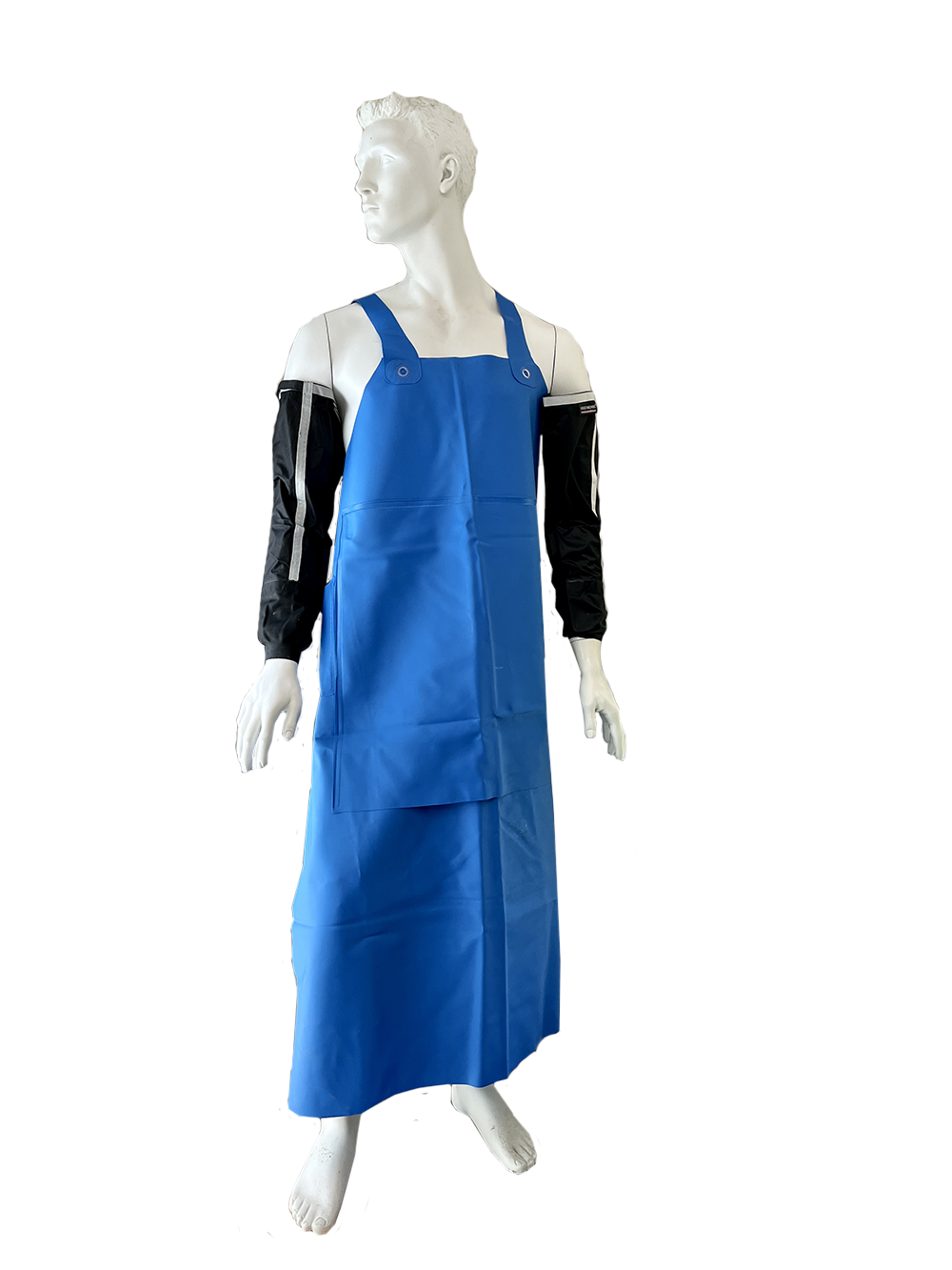 Heavy Duty Shoulder Strap Blue Apron - Image 2