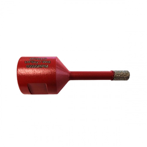 1/4" Premium Vacuum Brazed Porcelain Tile Drill Bits - Image 2