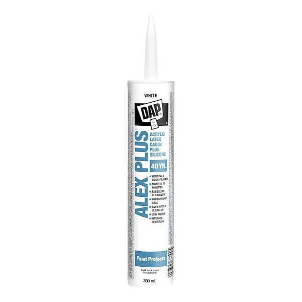 DAP Alex Plus Acrylic Latex Caulk with Silicone