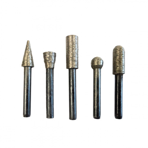 Economy Solid Diamond Carving Tool 5pc Set