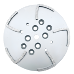10" Floor Grinding Wheel (18 Segments, 1" Arbor)