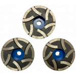 4" A-Team Resin Filled Flat Face Cup Wheels