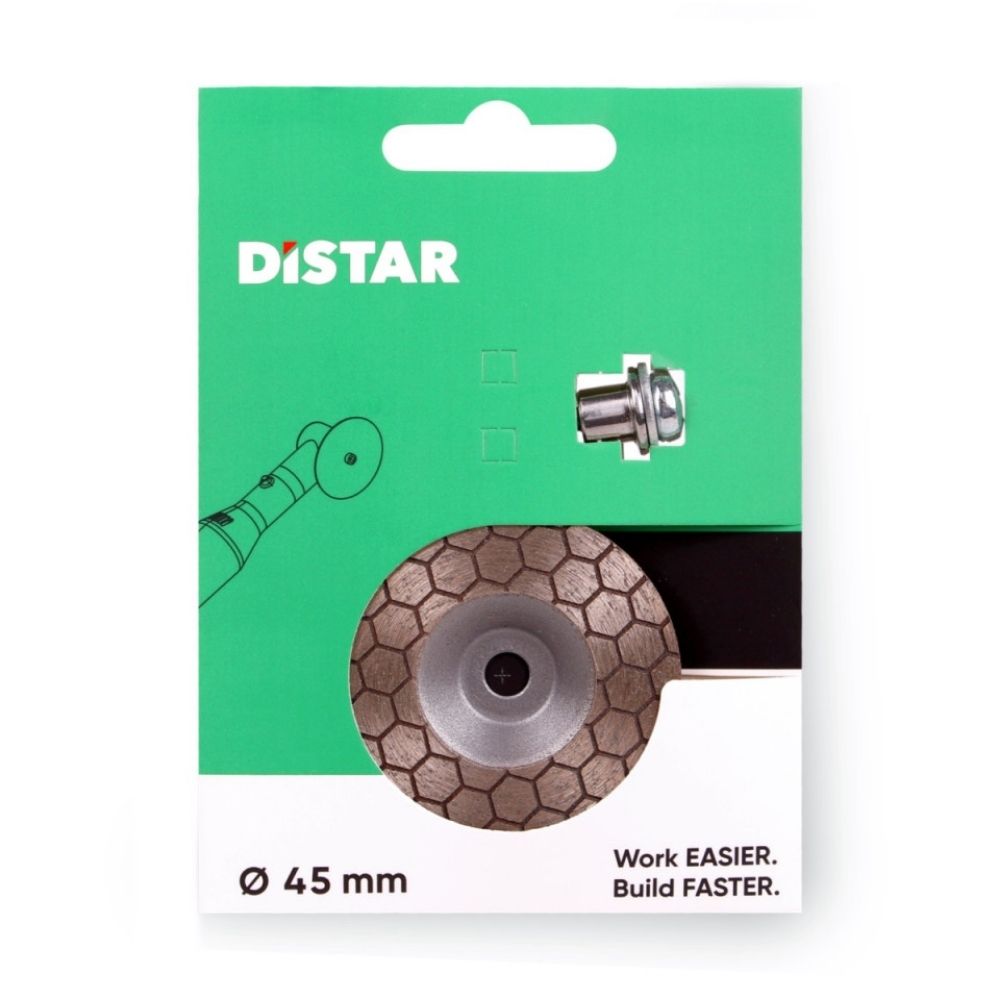 Distar Nectar 2" Diamond Grinding Cup (45mm, 100 Grit) for Porcelain Tile - Image 6