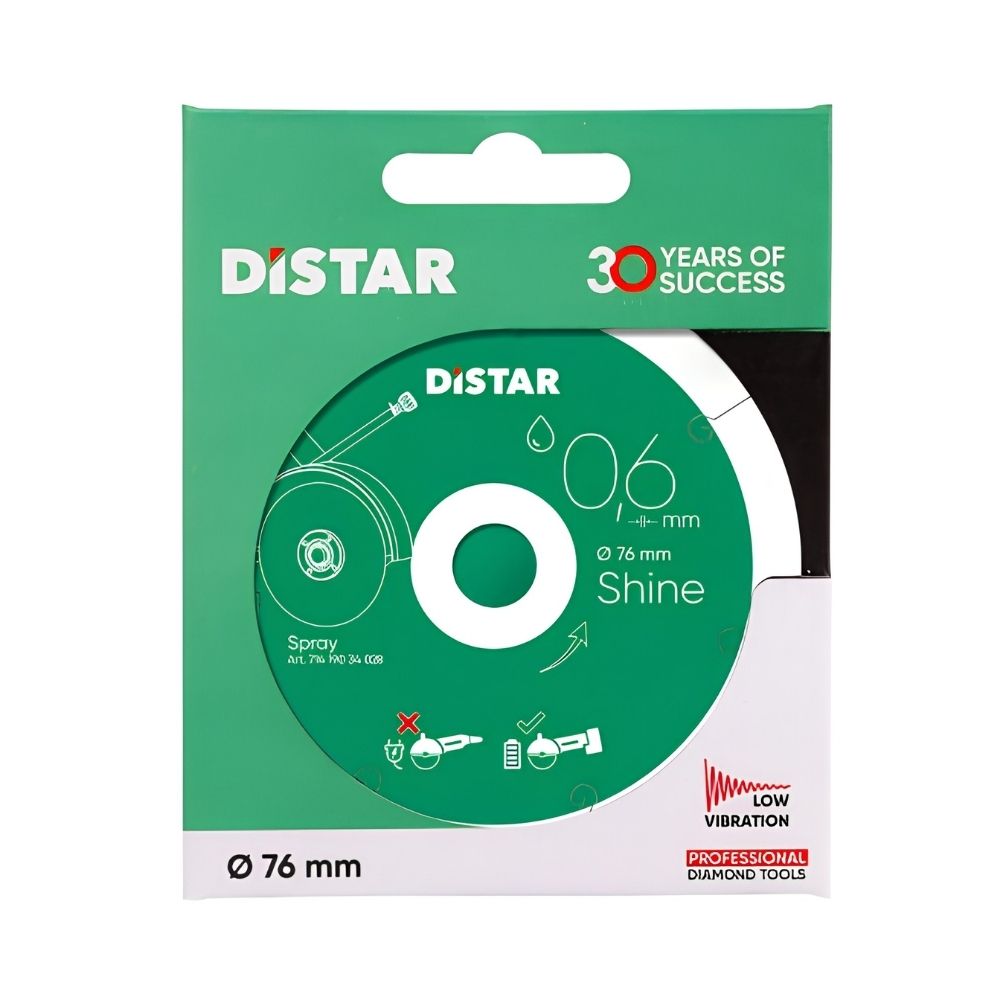 Distar Shine Ultra Thin Diamond Blade for Porcelain Tile (3" & 4") - Image 2