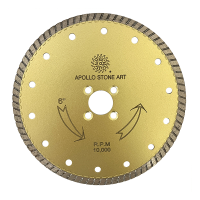 6" Premium Continuous Rim Narrow Turbo Blade