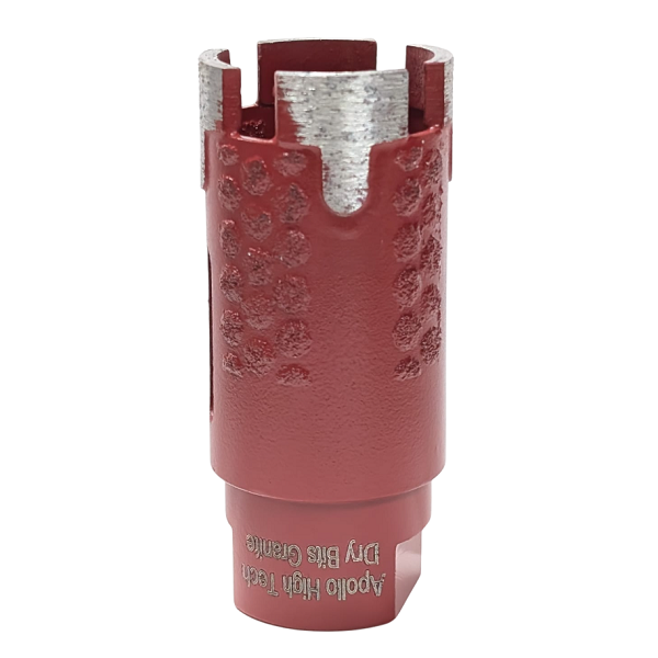 1-3/8" Dry Core Bit with Vacuum Brazed Side Diamonds