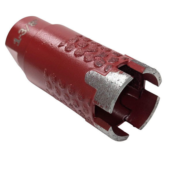 1-3/8" Dry Core Bit with Vacuum Brazed Side Diamonds - Image 2