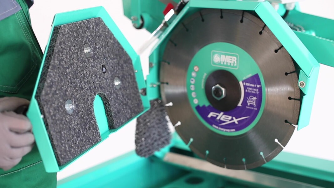 Imer 350 Smart Cut 14" Brick Block & Paver Masonry Saw - Image 4