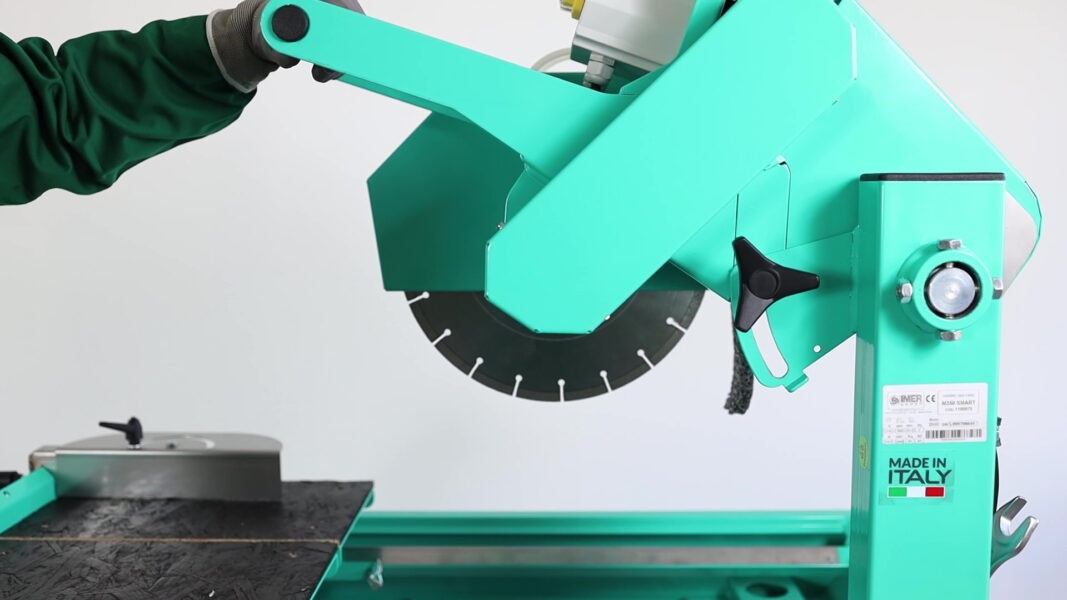 Imer 350 Smart Cut 14" Brick Block & Paver Masonry Saw - Image 6