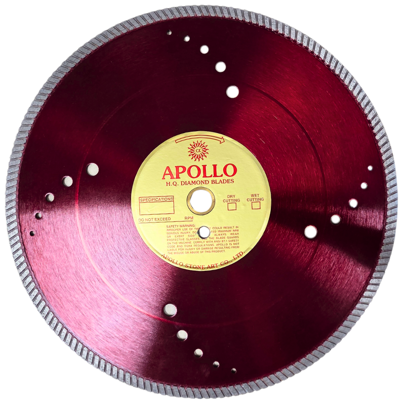 14" Red Turbo Continuous Rim Blade for Concrete & Rebar