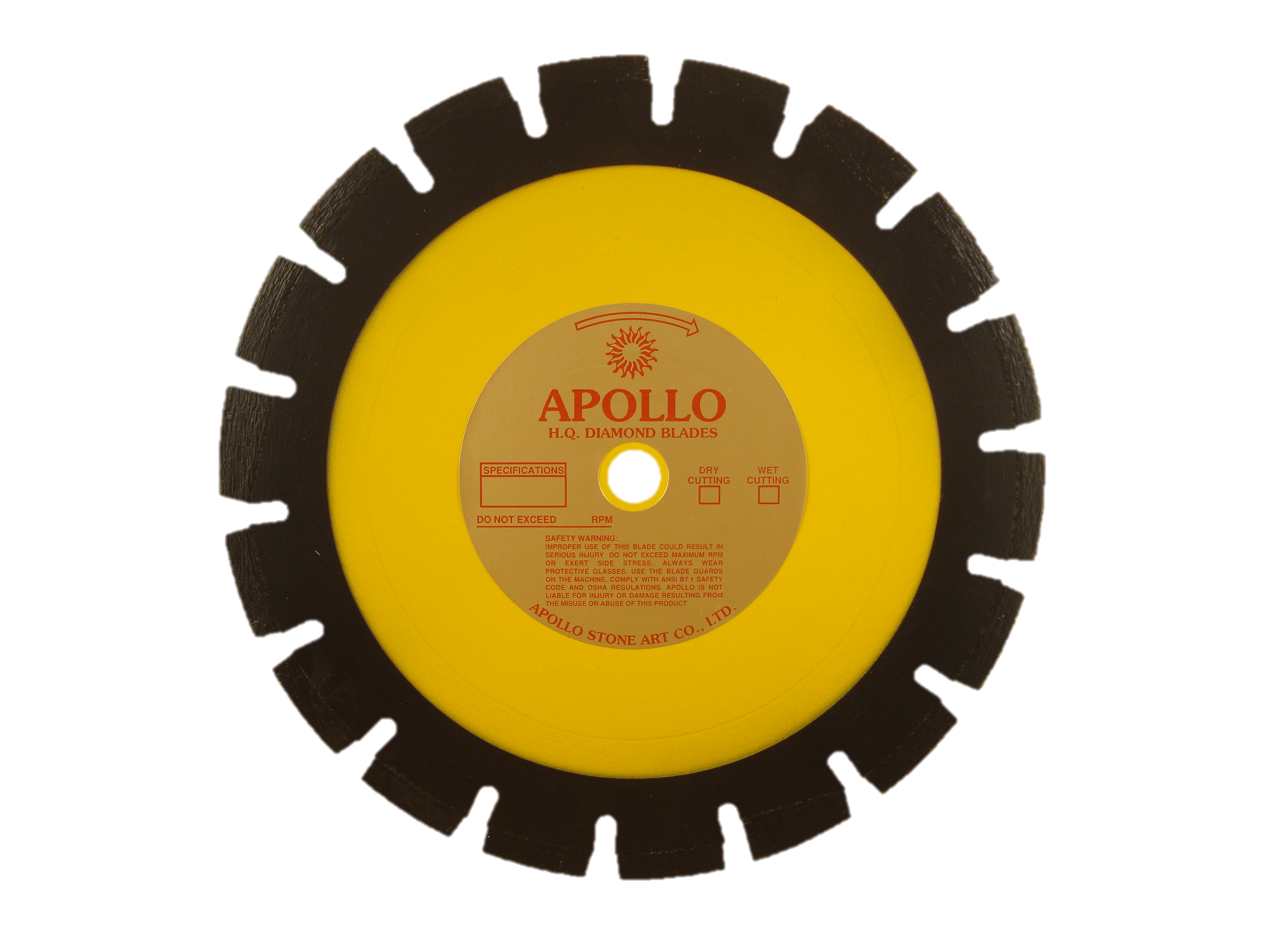 12" Segmented Concrete & Asphalt Blade