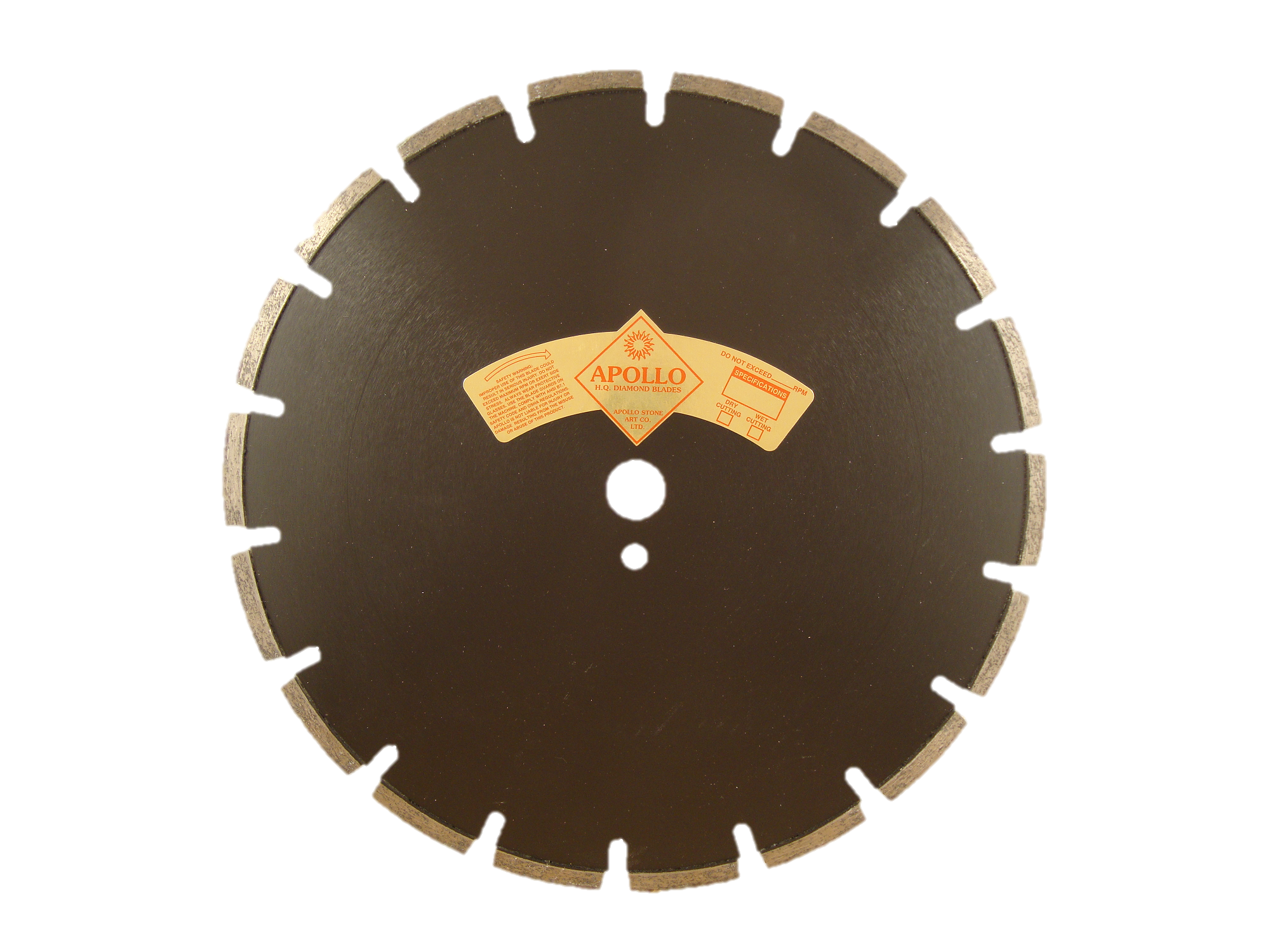 14" Premium Heavy Duty Laser Welded Segmented Asphalt Blade