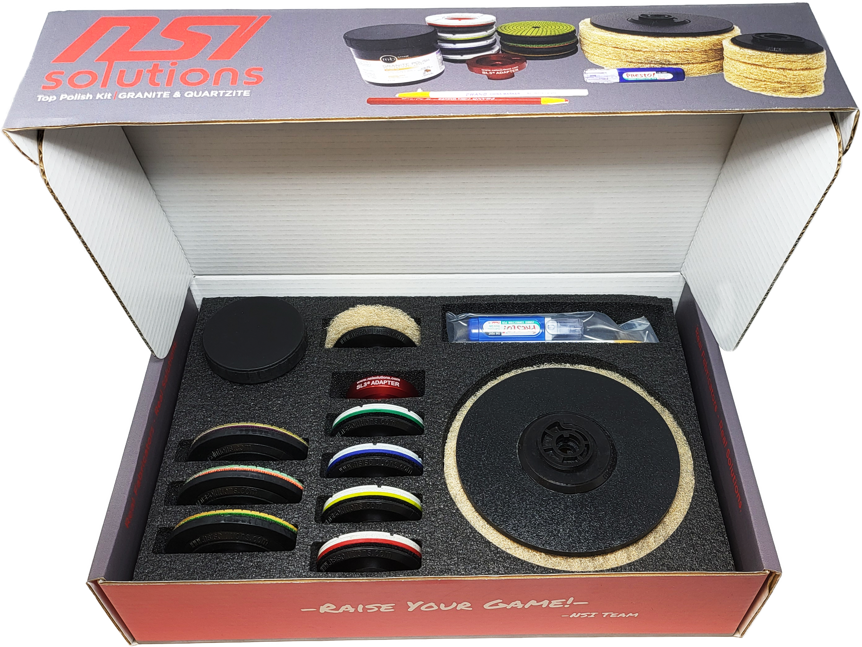 NSI Top Polish Kit for Granite & Quartzite