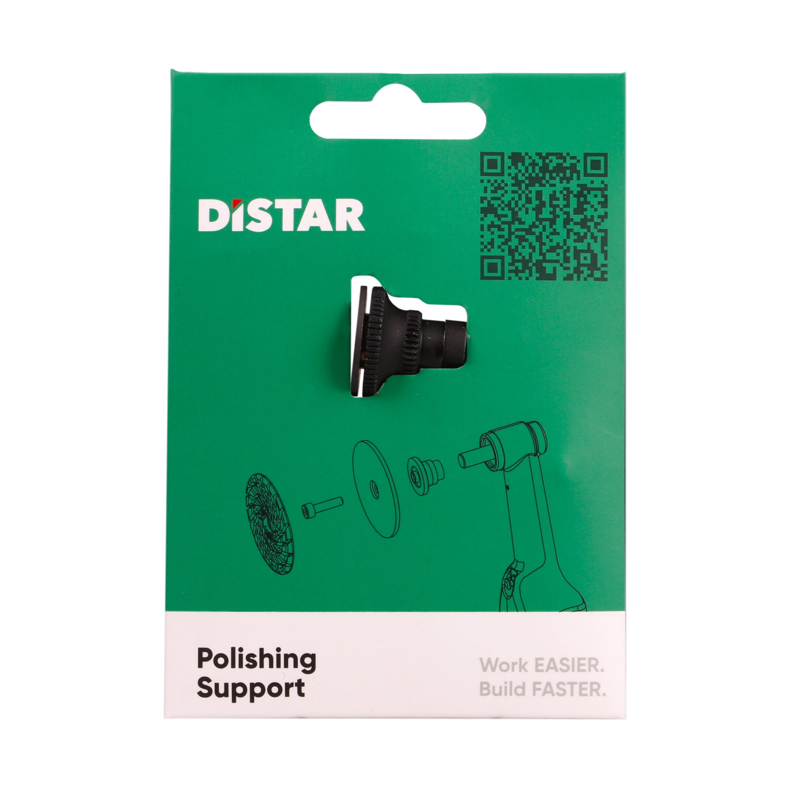 DiStar Polishing Support for Proxxon Velcro backing attachment of 2" (50mm) polishing pads for Proxxon LWB & LHW tools.