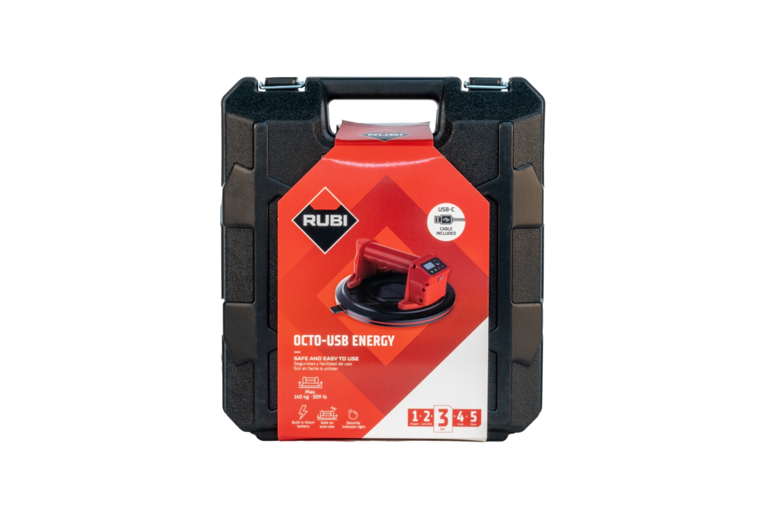 Rubi Octo-USB Energy - Battery powered Vacuum Suction Cup - Image 5