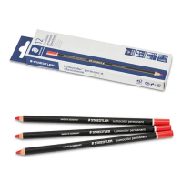 Staedtler Lumocolor Permanent Red Pencils