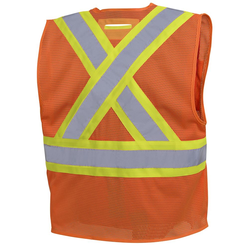 Pioneer Hi-Viz Non Tear Away Mesh Vest - Image 4